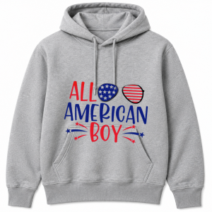 All American Boy Stars Sunglasses Hoodie
