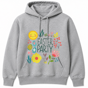 Easter Party Sun Flowers Eggs Hoodie