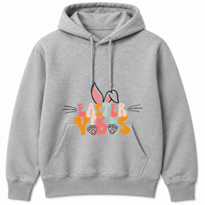 Easter Vibes Bunny Paws Hoodie