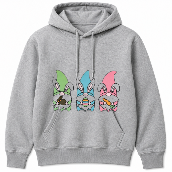 Gnomes Trio Bunny Egg Carrot Hoodie