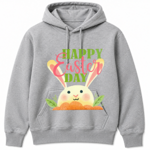 Happy Easter Day Bunny Carrots Hoodie