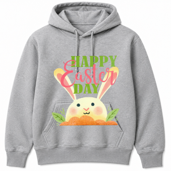 Happy Easter Day Bunny Carrots Hoodie