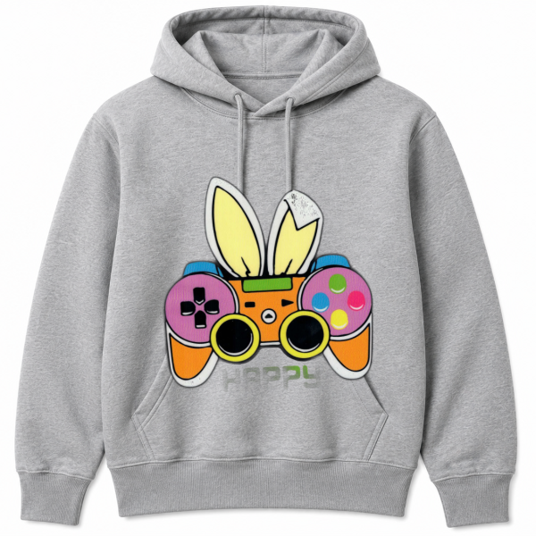 Happy Easter Game Controller Bunny Ears Hoodie