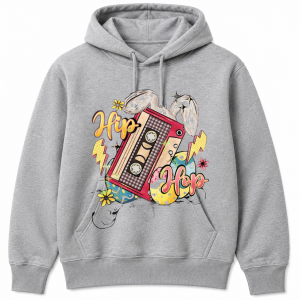 Hip Hop Cassette Tape Eggs Hoodie