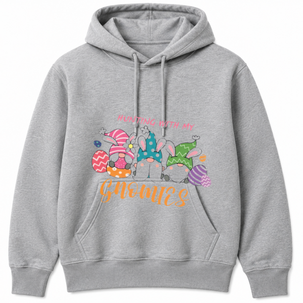 Hunting with My Gnomies Trio Eggs Hoodie
