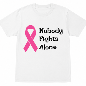 Nobody Fights Alone Breast Cancer Awareness Shirt