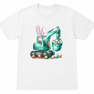 Bunny Excavator Easter Egg Digger Shirt