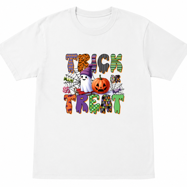 Trick or Treat Cozy Ghost Halloween Shirt