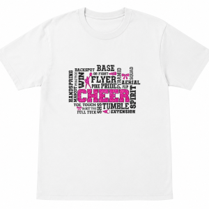 Cheer Typography Shirt