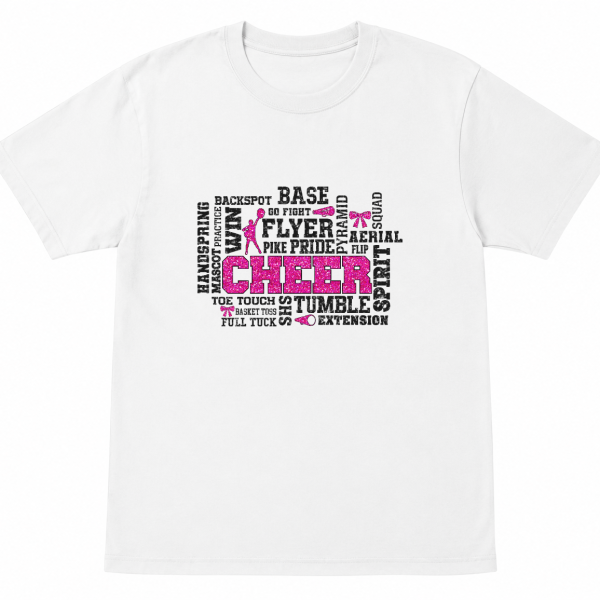 Cheer Typography Shirt