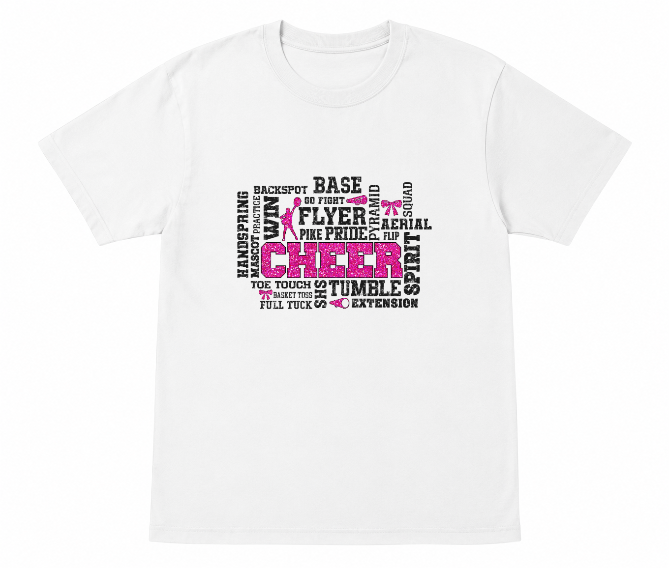 Cheer Typography Shirt