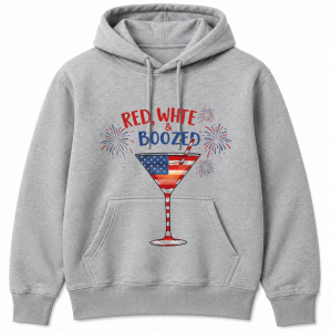 Red White and Boozed Hoodie