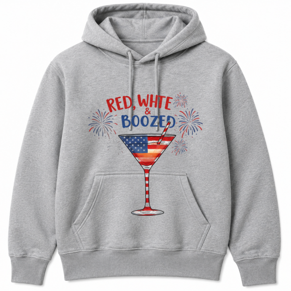 Red White and Boozed Hoodie